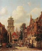 unknow artist European city landscape, street landsacpe, construction, frontstore, building and architecture. 093 oil painting on canvas